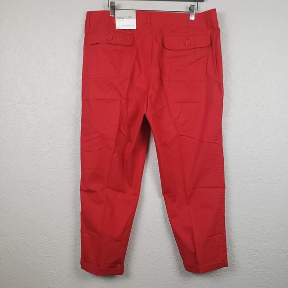 NEW! Liz Claiborne Straight Leg Crop Pants - 12 - Picture 4 of 5